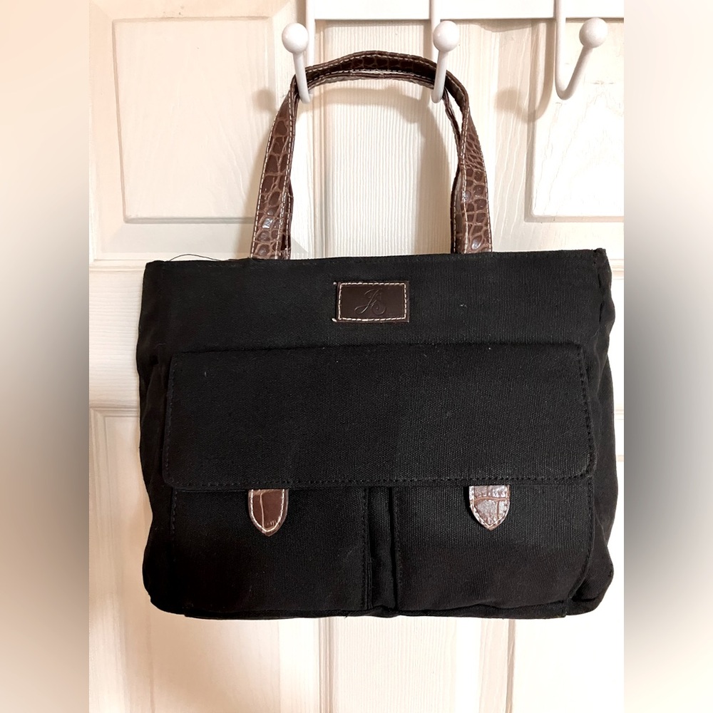 Black Canvas Purse